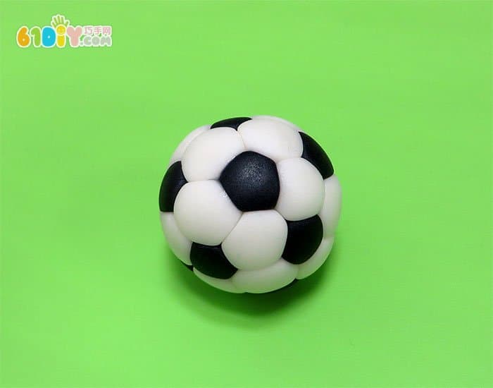 Clay handmade football