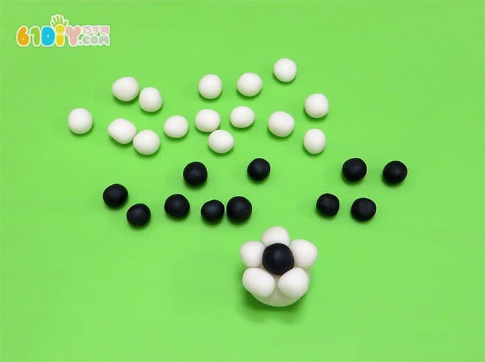 Clay handmade football