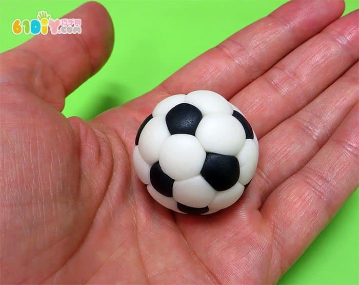 Clay handmade football