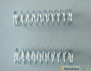 What are the characteristics of the compression spring and the performance of the compression spring?