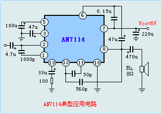 AN7114 Application Circuit
