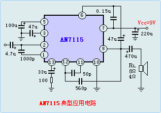 AN7115 Application Circuit