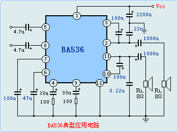 BA536 application circuit