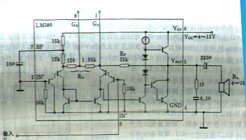 [Photo] Application of LM386 power amplifier integrated circuit