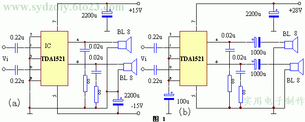 [Photo] TDA1521A power amplifier