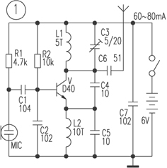 [Photo] Collection of amateur FM transmitting circuits (Part 1)