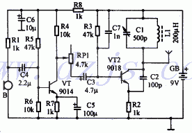 [Photo] AM audio transmission circuit