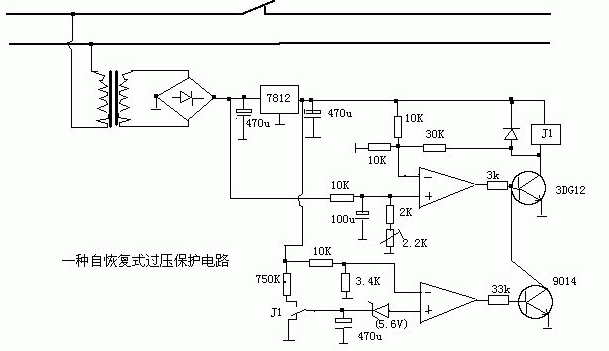 [Photo] A self-recovery overvoltage protection circuit