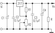 LM317 minimum stable working current