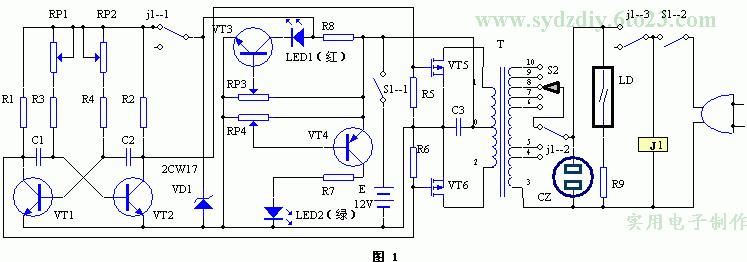 [Photo] 100W VMOS tube inverter power supply