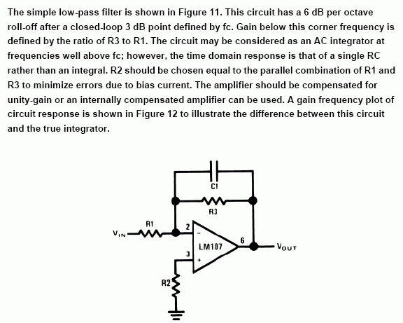 [Photo] Simple low-pass filter circuit