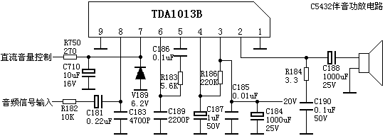 [Photo] TDA1013 peripheral circuit diagram