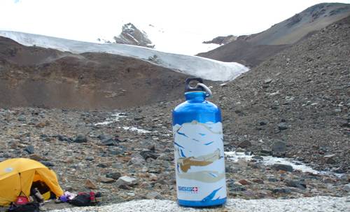 Pictured here is a picture of a Sigg kettle (Photographed by: Forward Camp, July 2007)