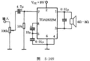 Simple and easy to make TDA2822M amplifier