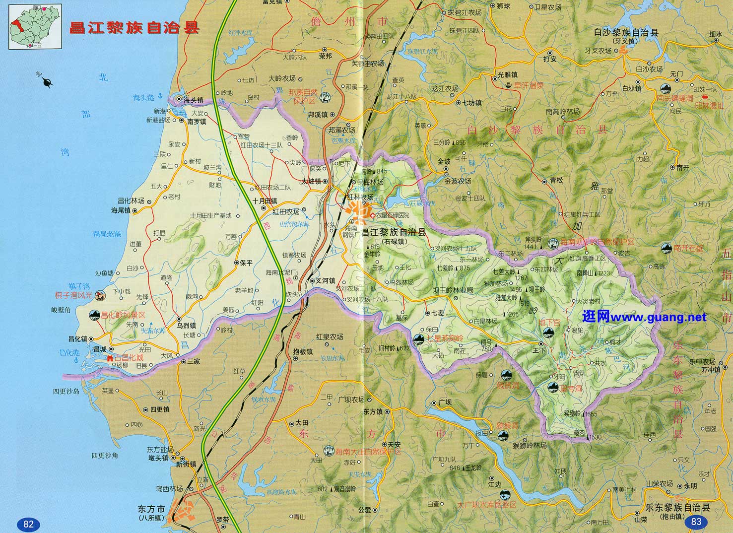 Click to enlarge - Changjiang map