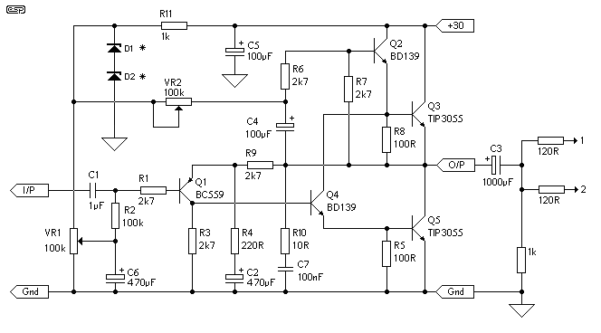 Amp Circuit Diagram