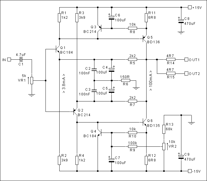 Amp circuit diagram