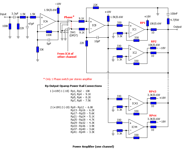 Amp circuit diagram