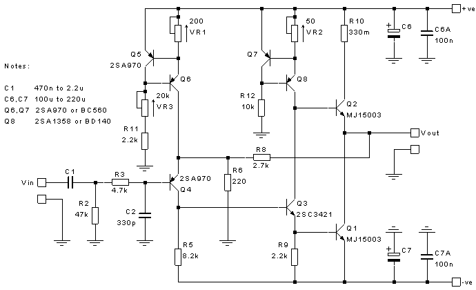 Amp circuit diagram