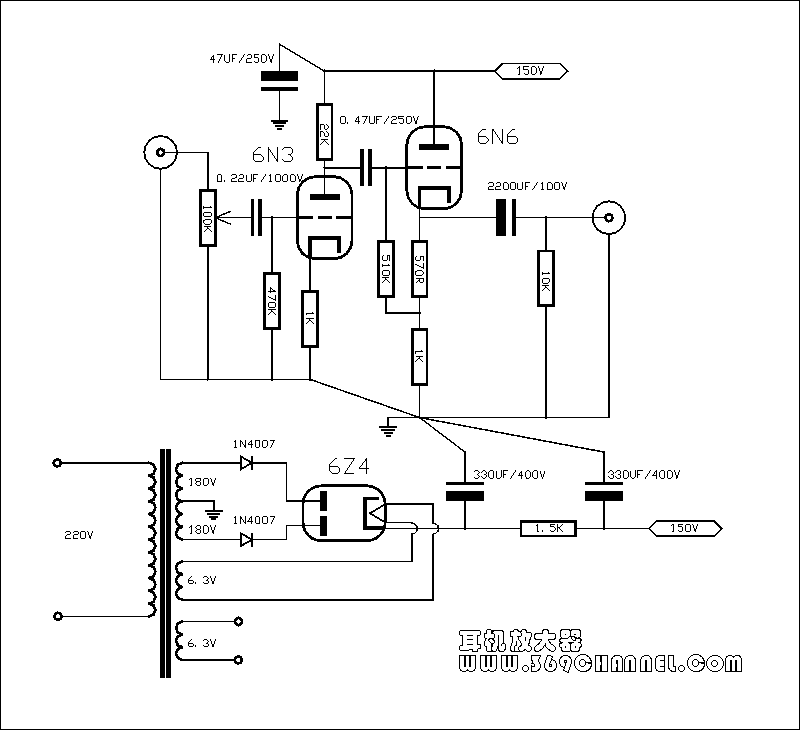 Amp circuit diagram