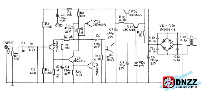 Amp circuit diagram