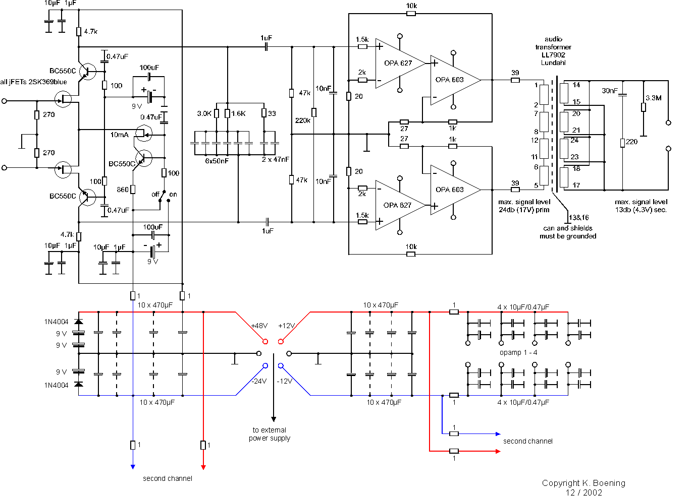 Amp Circuit Diagram