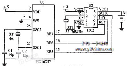 IC card cable TV charging controller circuit structure diagram