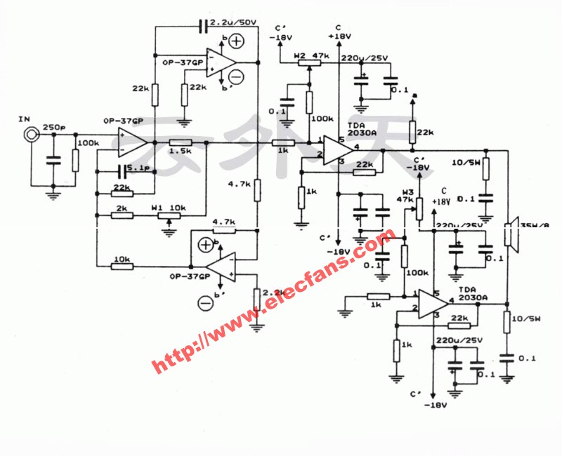 Power amplifier interface circuit