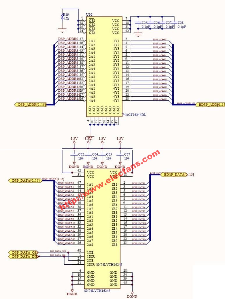 Data transmission module circuit diagram