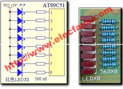 Eight-way LED marquee experiment