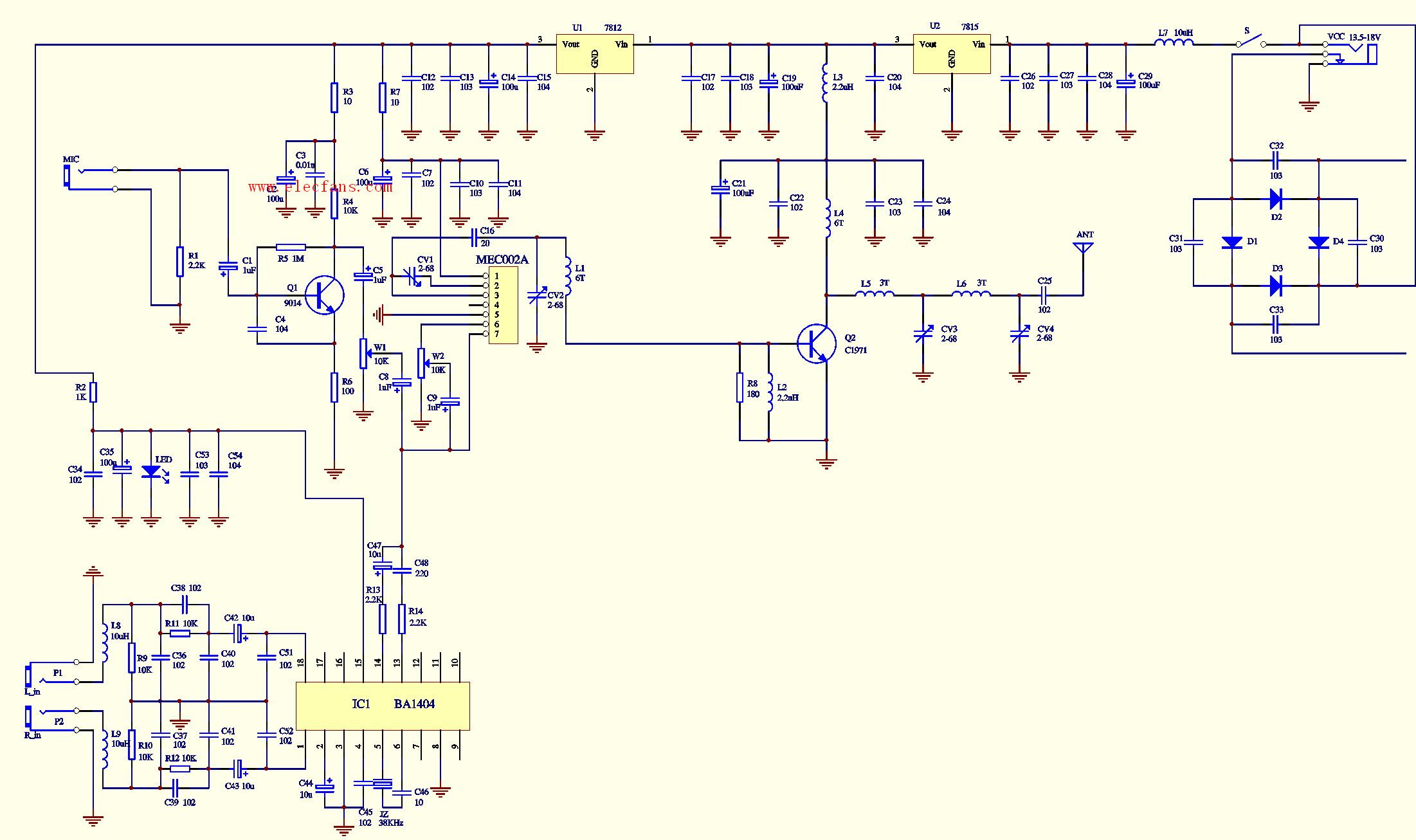 FM stereo transmitter