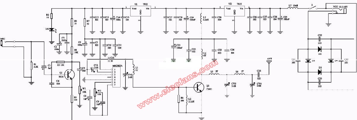 Manufacturing of FM transmitter