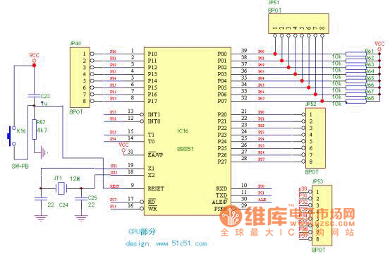 The simplest eight-way marquee circuit diagram