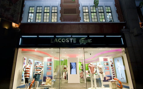 lacoste shanghai huaihai road concept store leisurely and