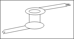 Figure 4. Physical model of the via