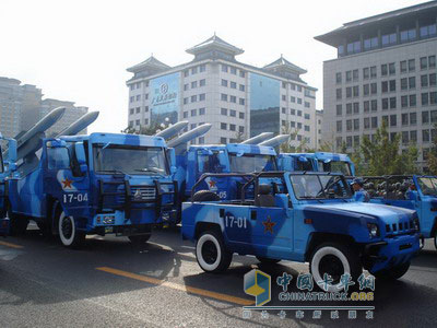 Chaochai QD32 Takes Warriors Military Vehicle to Participate in Military Parade 60th Anniversary