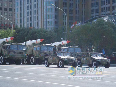 Chaochai QD32 Takes Warriors Military Vehicle to Participate in Military Parade 60th Anniversary