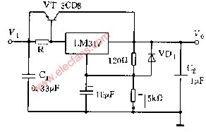 LM317 extended current circuit