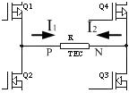 H-bridge structure