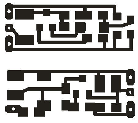 FM transmitter circuit made with discrete (patch) components