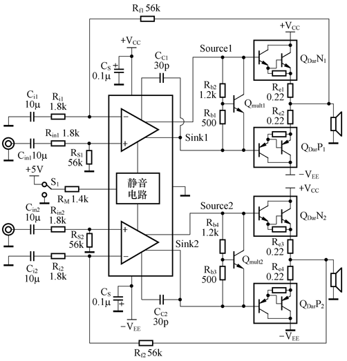 LM4702 power amplifier module