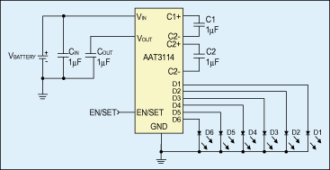 Figure 2: Single constant current drive for LEDs.