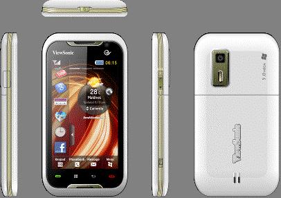 ViewSonic V901 designed by BYDâ€”â€”EVDO / GSM dual SIM dual standby smart phone