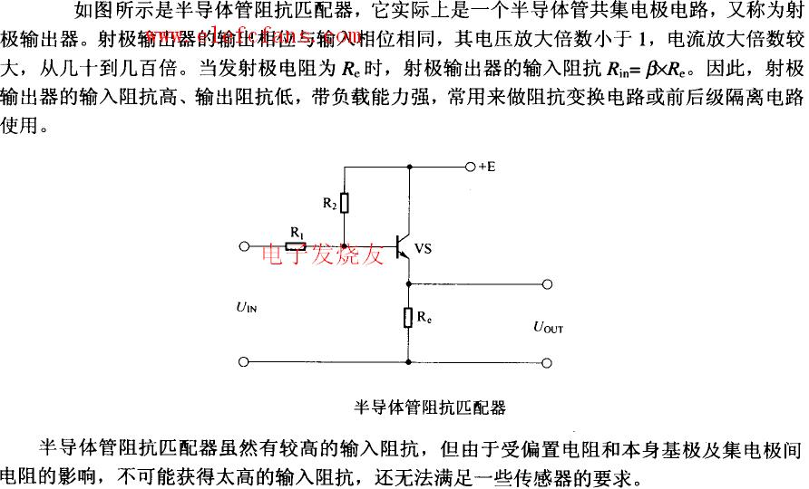 Semiconductor tube impedance matching device