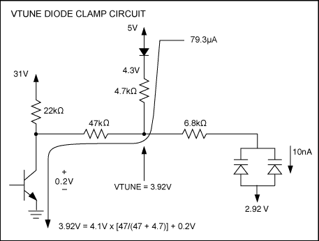 Figure 1. Typical diode clamping circuit