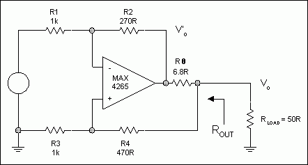Figure 5. Example 2 (for simplicity, power supply decoupling is not marked)