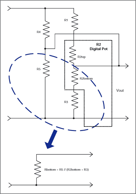 Figure 8. Simplified circuit "lower" resistance