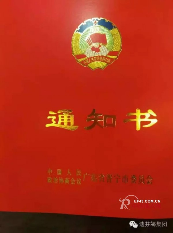 çƒ­çƒˆç¥è´ºè¿ªèŠ¬å¨œé›†å›¢è‘£äº‹é•¿ç§¦ç¾¤ç”Ÿå…ˆç”Ÿå†æ¬¡å½“é€‰ä¸ºæ”¿åå§”å‘˜