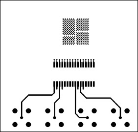 Figure 2-3. DS3152 Dual-port, T3 / E3 LIU layoutâ€”top conducting layer.