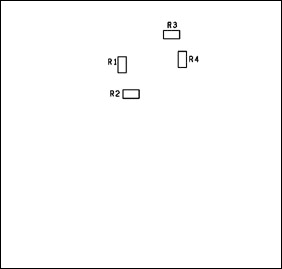 Figure 2-2. DS3152 dual-port, T3 / E3 LIU layoutâ€” silkscreen bottom layer (view mirrored).